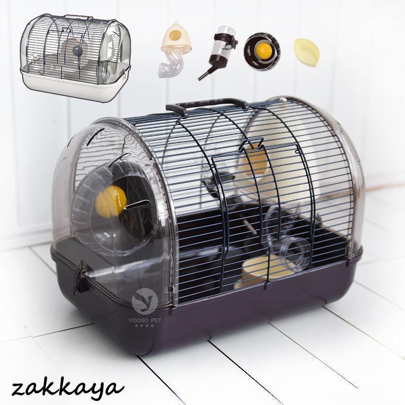 ハムスターケージ ハムスター　小動物ケージ 透明 小動物飼育ケース ペットグッズ お手入れ　しやすい ..