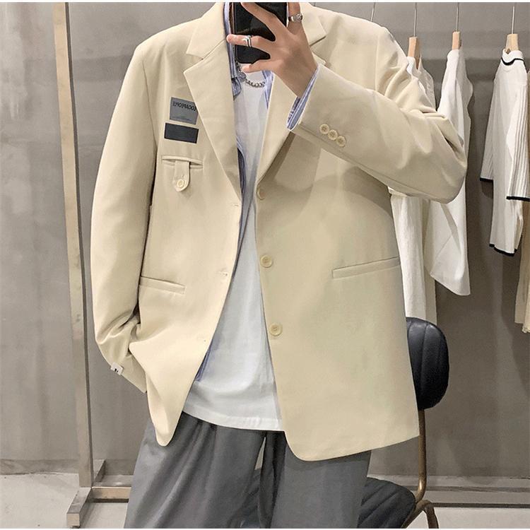 テーラードジャケット メンズ 春服 薄手 長袖 無地 カジュアル ブレザー ジャケット 細身 きれいめ 大きいサイズ 韓国風 ストリート ゆったり 春