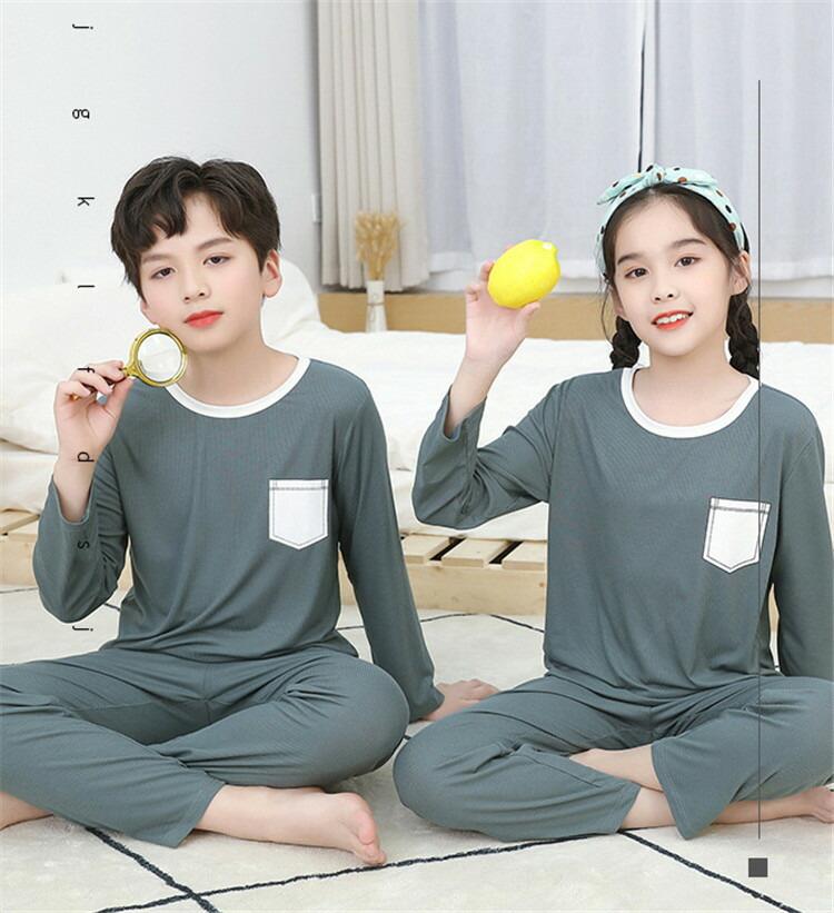 樂天商城 - パジャマ キッズ 女の子 男の子 長袖 春 夏 薄手 子供パジャマ 男女兼用 ルームウェア 部屋着 寝間着 寝巻き 子供服 ベビー ジュニア セットアップ 上下セット tシャツ 長ズボン ロングパンツ トップス ボトムス 冷房対応 おしゃれ 可愛い 新品 110 120 130 140 150 160 170