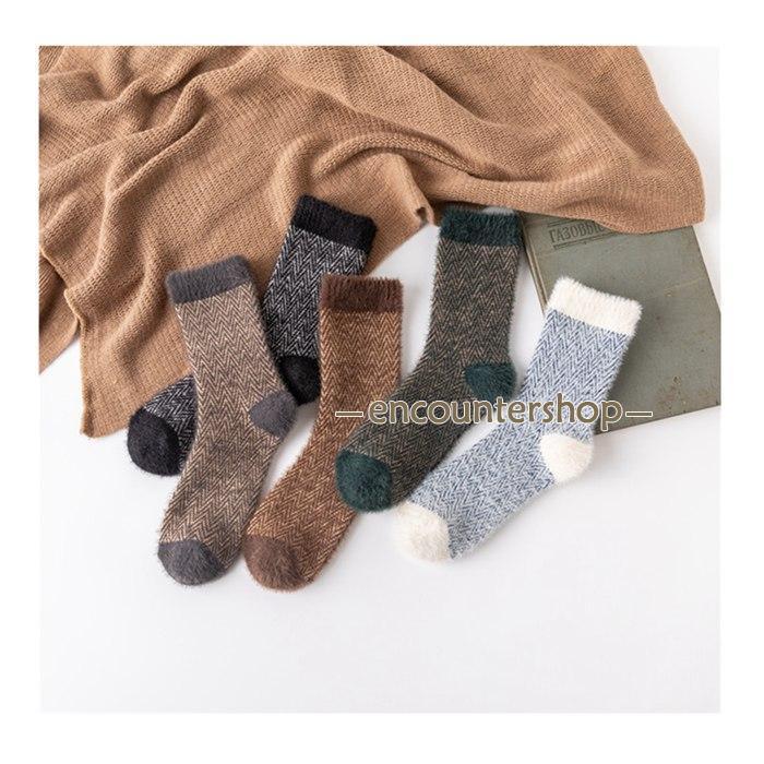 靴下 ソックス メンズ メンズソックス セット 5足組 くつ下 暖かい 防寒 おしゃれ 通気性 蒸れない 5足セット 冬 小物 グッズ