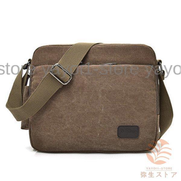 ショルダーバッグ メンズ 斜めがけ 2way 帆布 帆布バッグ キャンパス カジュアル アウトドア メンズバッグ ズック カバン キャンバスバッグ