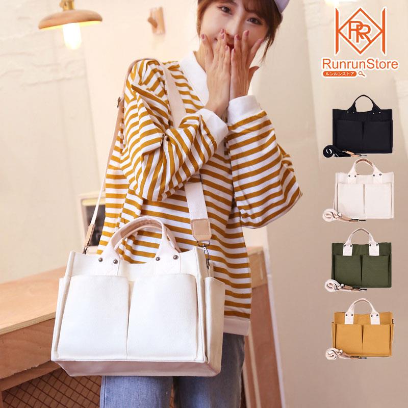 ショルダーバッグレディース帆布斜め...