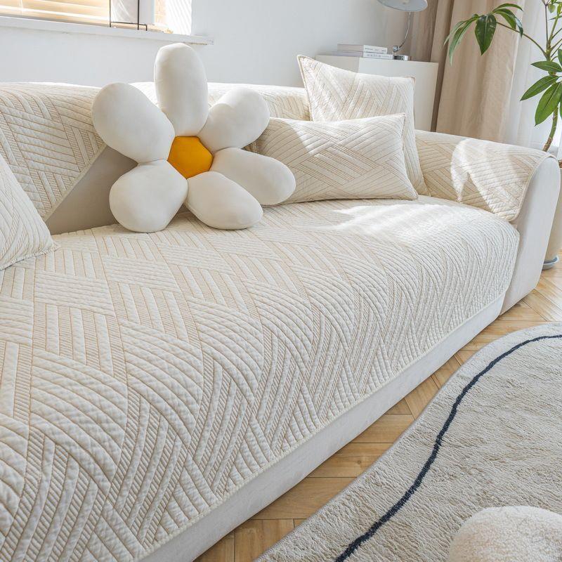 Sofa Covers - 北欧テイストのソファカバー 生活スタイルに合わせて選べるサイズ セパレート型で洗濯楽々 おしゃれなリビング空間 防汚機能で長く愛用 滑り止め付き快適 新生活の家具保護