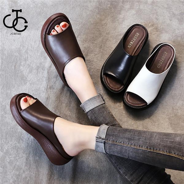 【楽天スーパーセール】サンダル ミュール 厚底 ウェッジ ミュールサンダル ウェッジソール チャンキーヒール レディース ビーチサンダル 美脚 靴 スリッパ