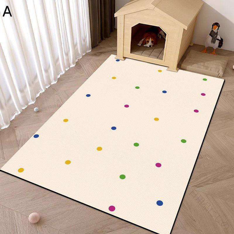 Acrylic - 愛犬愛猫のための快適空間 夏でも清涼な防水マット お部屋のインテリアに溶け込む大判デザイン ペットサークルにぴったりなカスタマイズ可能 汚れても簡単水洗いで毎日清潔