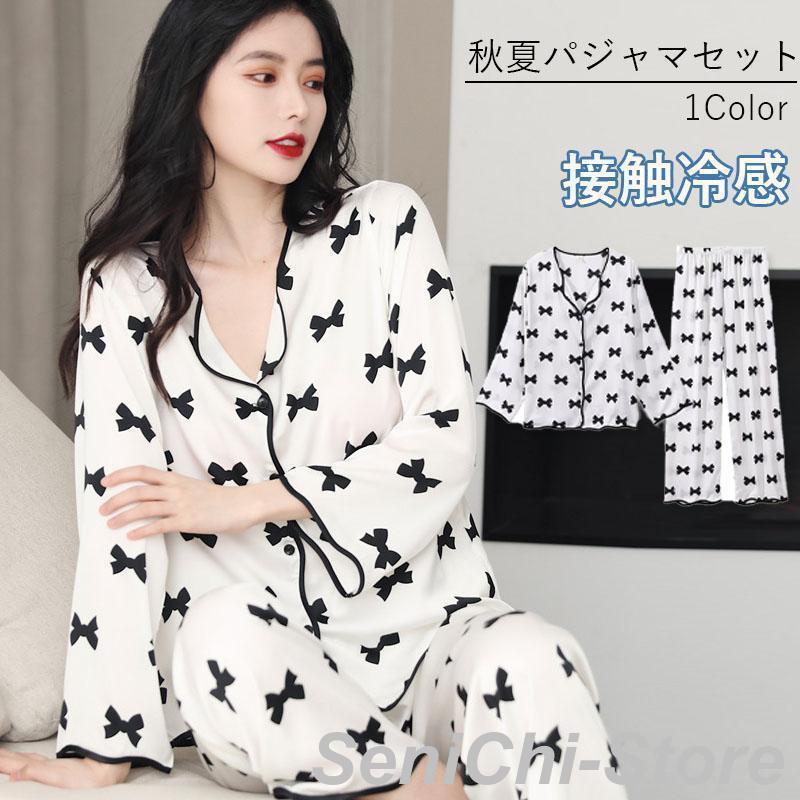 盛夏ぴったりの涼し気ルームウェア。ルームウェアにも寝巻きにも使い回しのきく1セット☆さらりとした生地は、汗で肌に張り付くことがなくとっても快適楽チンな雰囲気の中にも、おしゃれ感があるところがのポイントほっとしたいオフの日は、リラックススタイルで過ごしましょう~ご家族やお友達、恋人へのプレゼントとしてもオススメです！