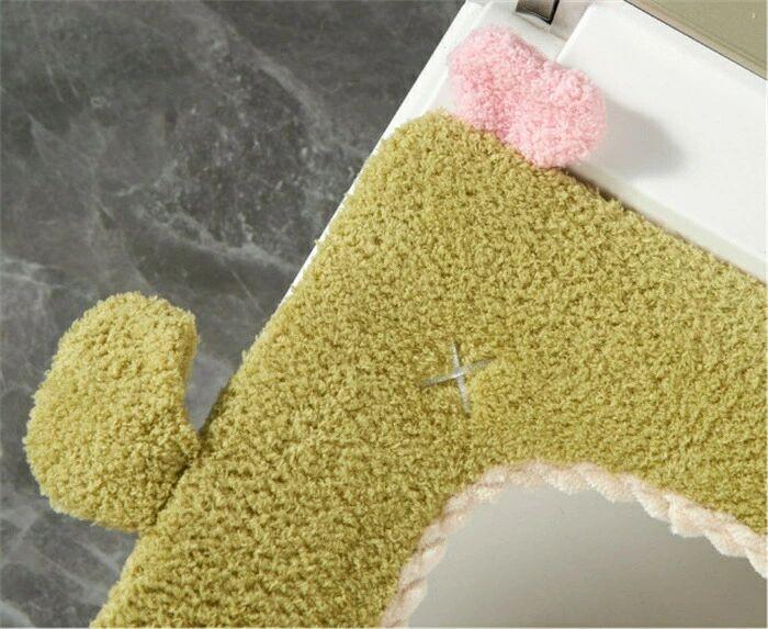 便座カバー おしゃれ トイレ 洗える トイレカバー カバー マジックテープ トイレ用...