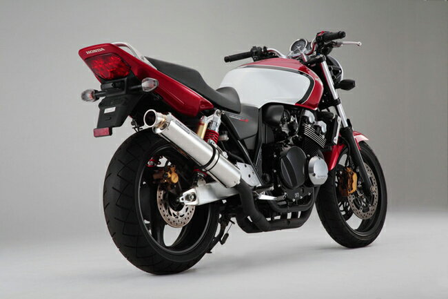 CB400SF VTEC1〜3（NC39） ラウンドステン スリップオンマフラー JMCA認定 BMS-R（ビームス）