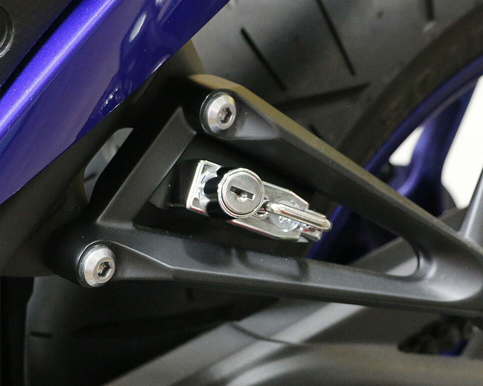 YZF-R3 ヘルメットホルダー メッキ KITACO（キタコ）