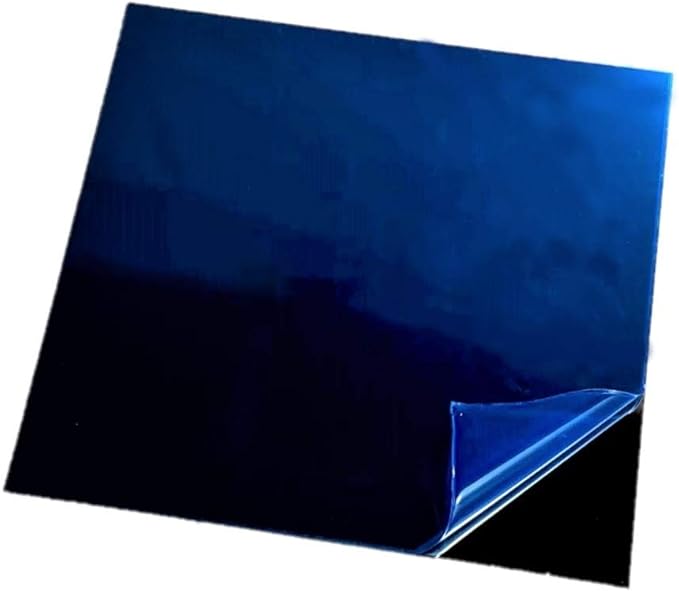 ステンレス ミラー 割れない 鏡 裏面無地 100×100×0.4 mm 10枚　工場の安全確認・機械点検 ペット・鳥..