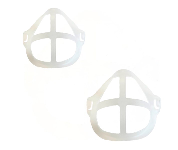 繰り返し使える 息がしやすい マスクフレーム2個セット 新タイプ仕様　軽い　メガネの曇り防止に