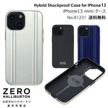 【安心の公式ストア】 スマホケース iPhone13 ケース ゼロハリ ゼロハリバートン 携帯ケース ZEROHALLIBURTON iPhoneケース for iPhone13 mini 5.4インチ｜ポリカーボネート ブラック シルバー ブルー 81231