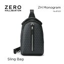 【安心の公式ストア】ゼロハリバートン ZERO HALLIBURTON | ZH Monogram | Sling Bag | ショルダーバッグ 斜め掛け モノ...
