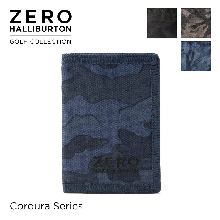 ゼロハリバートン ZERO HALLIBURTON ゼロハリバートンゴルフ Cordura スコアホルダー 82008 ブラック/ブラックカモ/ネイビーカモ