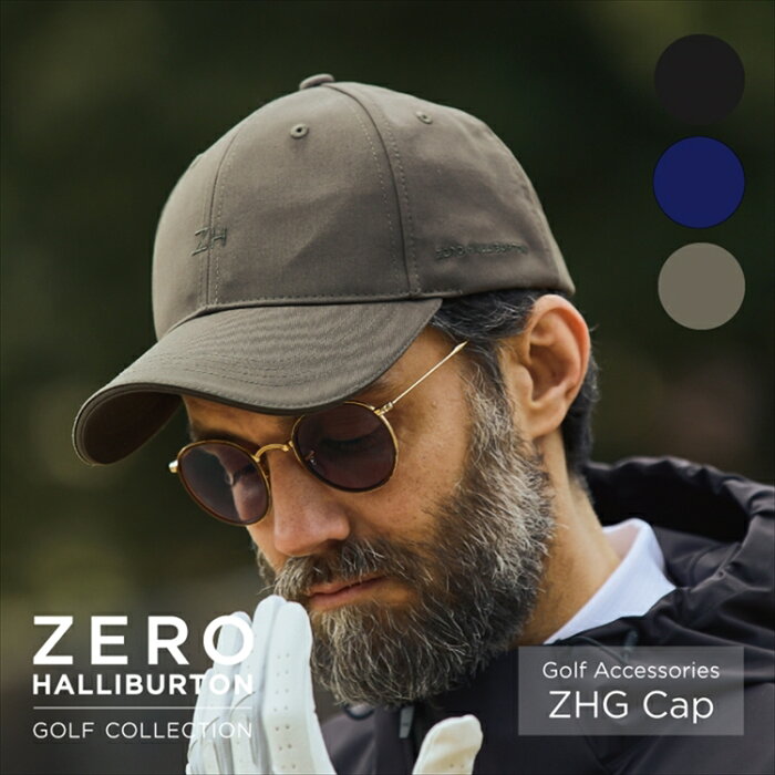 【安心の公式ストア】 ゴルフ｜キャップ｜ゼロハリバートン ZERO HALLIBURTON ゼロハリバートンゴルフ 82181 ブラック