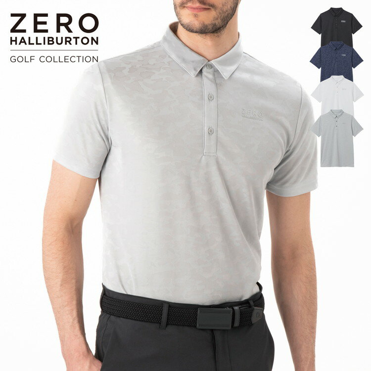 【安心の公式ストア】ゼロハリバートン ZERO HALLIBURTON | ゴルフ GOLF | ジャカードカモシャツ ZHG-A16a | Jacquard Camo Polo Shirt 82636
