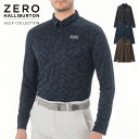 【安心の公式ストア】セール30%オフ!ゼロハリバートン ZERO HALLIBURTON | ゴルフ GOLF | ジャガードカモロングスリーブシャツ ZHG-...
