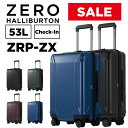 【安心の公式ストア 】セール10％OFF！ スーツケース 預け入れ 軽量 ポリカーボネート ゼロハリバートン ZERO HALLIBURTON Value Edition ZRP-ZX Check-In-S 53L 80532