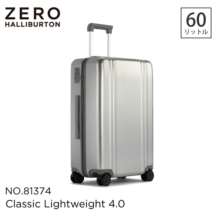 ゼロハリバートン スーツケース・キャリーケース レディース 【安心の公式ストア 】ゼロハリバートン ZERO HALLIBURTON | Classic Lightweight 4.0 Metallic | Check-In-S Travel Case 60L スーツケース 預け入れ 軽量 81374