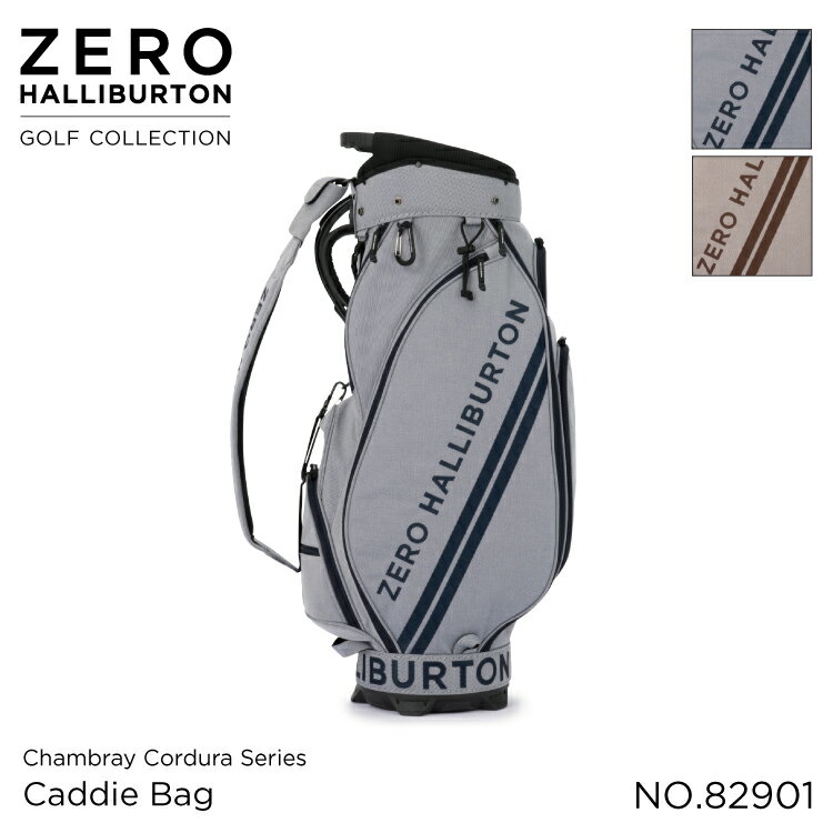 バートン 【安心の公式ストア 】レザー刻印無料！ゼロハリバートン ZERO HALLIBURTON | Chambray Cordura Series | Caddie Bag ZHG-CB1｜キャディバッグ カート式 口径9型 5分割 82901