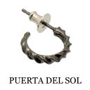 PUERTA DEL SOL（プエルタデルソル）インパラホーン フープ ピアス 片耳用 1点売り