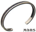 マーズ ブレスレット メンズ M・A・R・S(M.A.R.S/mars/マーズ)【M5312B】コンポジット サイン バングル ブレスレット【シルバー】【ギフト包装-対応】