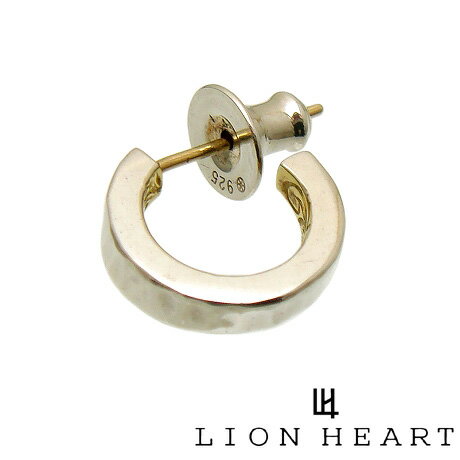 [即日発送] LION HEART ライオンハート 01EA0121SV シルバー フープ ピアス K18 金 ゴールド ポスト ピアス シルバー925 ピアス 片耳 片売り 1点売り メンズ レディース フープピアス lionheart ライオン ハート 14E13SVE99【ギフト包装-対応】