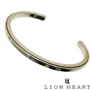 LION HEART ブレスレット  メンズ LION HEART ライオンハート 01BA0111BK シルバー925 バングル ブレスレット 【ギフト包装-対応】