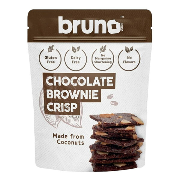 【11/20(木)限定！楽天カードでポイント8倍！】ブルーノスナック クリスピー ブラウニー 60g グルテンフリー ナッツ入り 軽い食感のチョコスナック