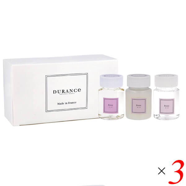 デュランス DURANCE リネンケア ディスカバリーセット (50ml×3) 香り3種 3本セット