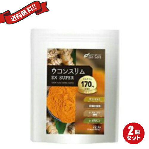 【大感謝祭!ポイント最大10倍!100円クーポン!】ウコンスリムEX SUPER 90粒 2袋セット