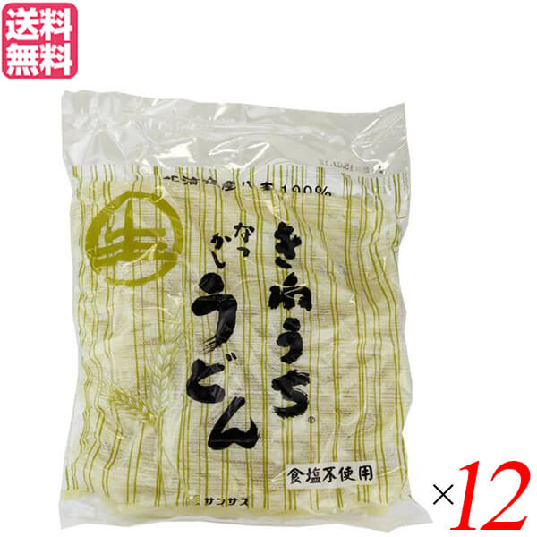 【お買い物マラソン！ポイント6倍！】うどん 無添加 レトルト サンサス きねうち なつかしうどん 200g 12袋セット 送料無料