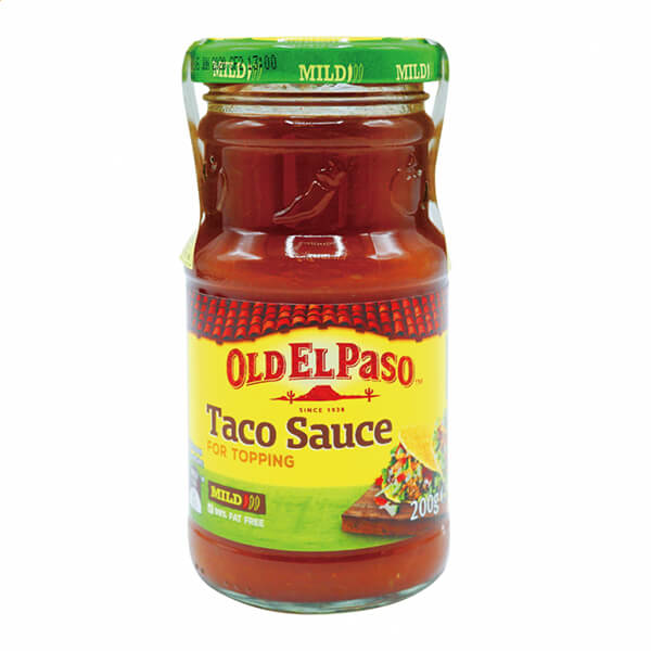 オールドエルパソ タコソース マイルドは、トマトと香辛料、玉ねぎをベースにしたタコス用のソース。 とろりとした濃厚なソースで、ハラペーニョやグリーンチリの風味がきいています。 ピザソースやパスタソースとしてもどうぞ。 （辛さをおさえたマイルドタイプ） ＜OLD EL PASO （オールドエルパソ）＞ メキシカンフードのトップブランド、オールド・エルパソ。 アメリカの大手食品メーカー、ジェネラルミルズ社のブランドで、100年近い歴史を持ち、世界的な人気を誇ります。 赤と黄色がトレードマークのオールド・エルパソ商品は、種類も豊富。 ご家庭に本格メキシカン＆テックスメックスの味をお届けします。 ■商品名：オールドエルパソ タコソース マイルド 200g タコソース サルサソース タコス オールドエルパソ タコソース マイルド トルティーヤ メキシカン ハラペーニョ グリーンチリ ピザソース パスタソース ■内容量：200g ■原材料名：トマト、ピーマン、たまねぎ、食塩、砂糖、パプリカ、チリパウダー、ガーリック、増粘剤（加工デンプン）、酸味料 ■メーカー或いは販売者：Wismettacフーズ株式会社 ■賞味期限：18ヶ月 ■保存方法：直射日光、多湿を避け常温で保管して下さい。 ■区分：食品 ■製造国：スペイン【免責事項】 ※記載の賞味期限は製造日からの日数です。実際の期日についてはお問い合わせください。 ※自社サイトと在庫を共有しているためタイミングによっては欠品、お取り寄せ、キャンセルとなる場合がございます。 ※商品リニューアル等により、パッケージや商品内容がお届け商品と一部異なる場合がございます。 ※メール便はポスト投函です。代引きはご利用できません。厚み制限（3cm以下）があるため簡易包装となります。 外装ダメージについては免責とさせていただきます。