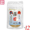 塩 藻塩 天然塩 男鹿半島 藻塩 40g 12袋セット 男鹿工房 送料無料