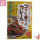 【マラソン限定!100円クーポン!ポイント2倍!】カレー レトルト カレールー ムソー コクと香りのカレールゥ・まろやか中辛 80g×2【4箱】 送料無料