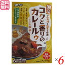 【マラソン限定!100円クーポン!ポイント2倍!】カレー レトルト カレールー ムソー コクと香りのカレールゥ・まろやか中辛 80g×2【6箱】 送料無料