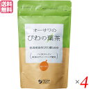 びわの葉茶 お茶 ノンカフェイン オーサワのびわの葉茶 60g(3g×20包) 4個セット 送料無料