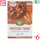シリアル グラノーラ 古代小麦 MIE ネイチャーズ・パース オーガニック シリアルヘリテージフレーク 375g ×6個セット 送料無料