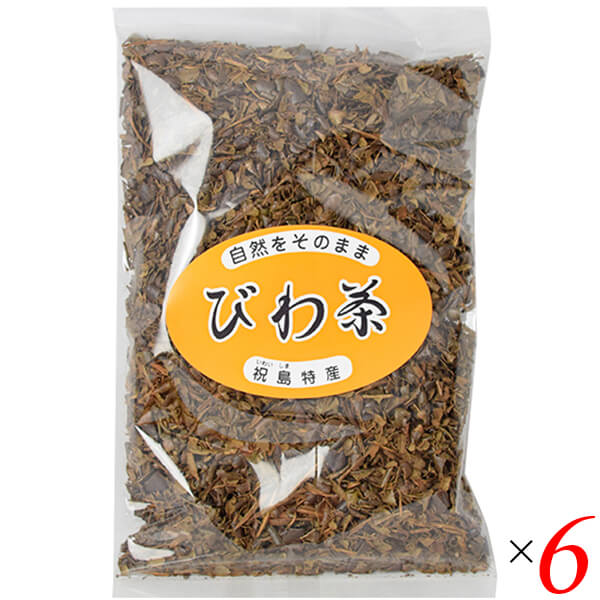 お茶 ノンカフェイン びわ びわ茶 100g 6個セット 祝島産直グループ 送料無料