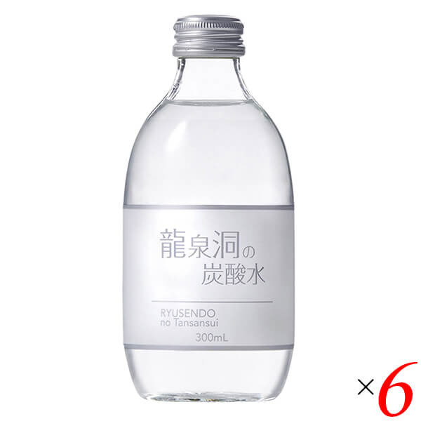 炭酸水 強炭酸 強炭酸水 龍泉洞の炭酸水 300ml 6本セ