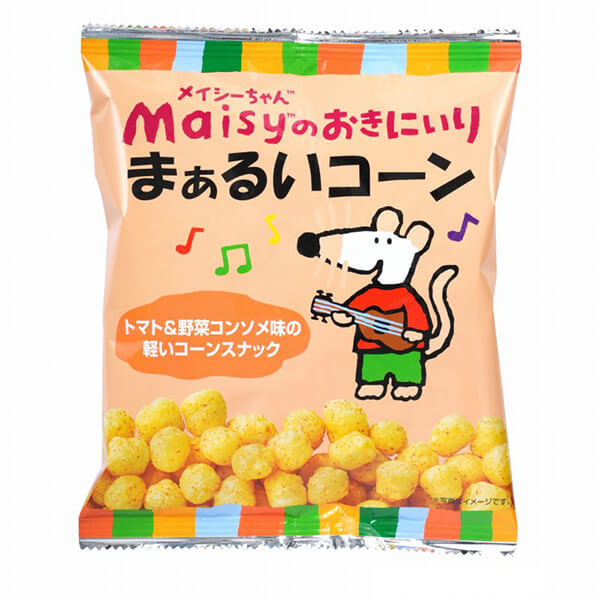 【11/28(金)限定!ポイント2倍!】創健社 メイシーちゃんのおきにいり まぁるいコーン 35g コンソメ スナック