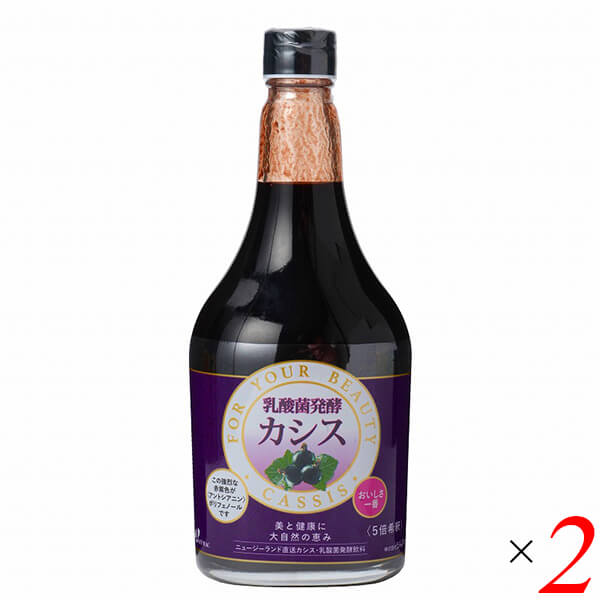 ジャフマック 乳酸菌発酵カシス 565ml 2本セット アントシアニン ポリフェノール ドリンク