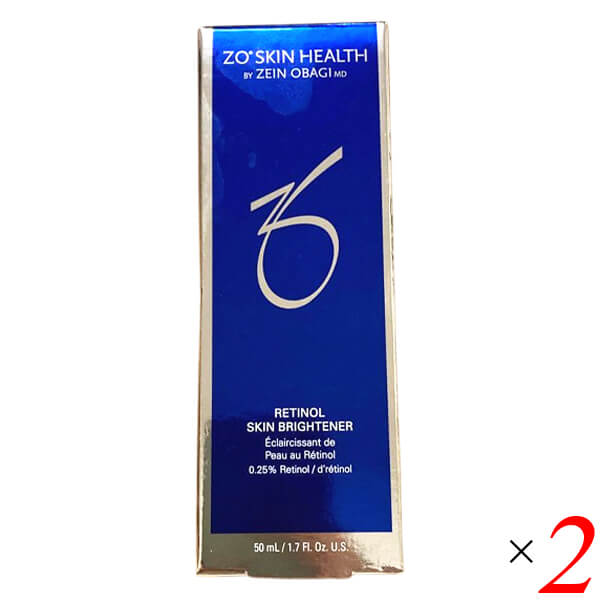 【3/18(水)限定！ポイント最大5倍！】ゼオスキンヘルス スキンブライセラム0.25 50ml 2本セット レチノール バクチオール 濃度
