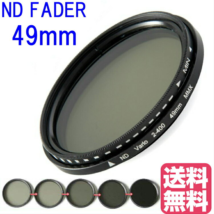 ZEROPORT JAPAN 49mm 可変式 減光フィルター Fader ND フィルター 49 mm