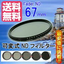 FOTOBESTWAY 可変式NDフィルターFader NDフィルター67mm