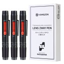 カメラ レンズ スマホ のお手入れアイテム ペン型レンズクリーナー 収納ブラシ付き 3本セット