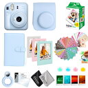 ［ギフトBOX 10点セット］ 富士フイルム チェキ instax mini12 本体 フィルム20 ...