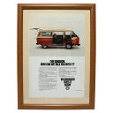 【中古】【非常に良い】 Volkswagen フォルクスワーゲン アートパネル アートボード アートポスター ヴィンテージポスター 昔の広告 1981年 80'...