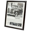 【中古】【非常に良い】 Mercedes-Benz メルセデスベンツ 車 アートパネル アートボード アートポスター ヴィンテージポスター 昔の広告 アメリカン...