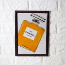 【中古】【非常に良い】 CHANEL シャネル No.5 香水 アートパネル アートボード アートポスター ヴィンテージポスター 昔の広告 1980年 80's...